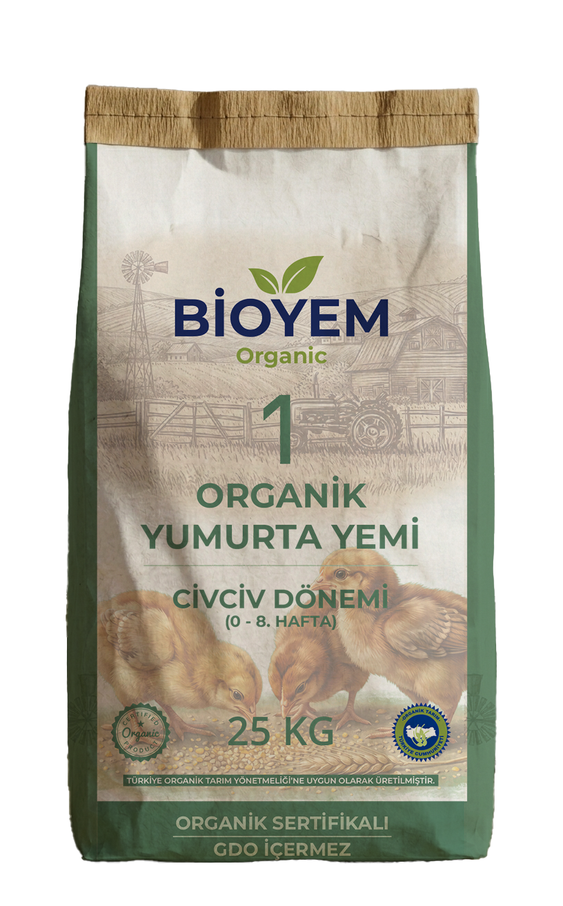 Organik Yumurta Yemi - Civciv (0–8 Hafta) — Ön yüz