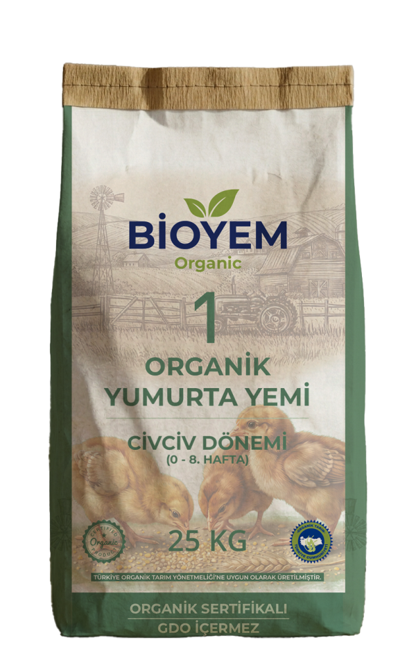 Organik Yumurta Yemi - Civciv (0–8 Hafta)