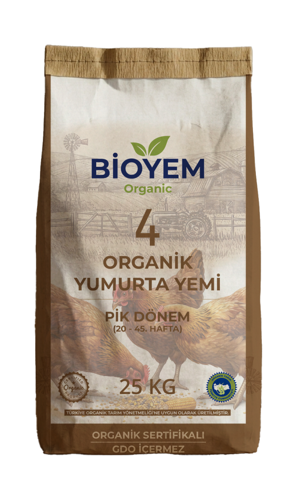 Organik Yumurta Yemi - Pik Dönem (20–45 Hafta)