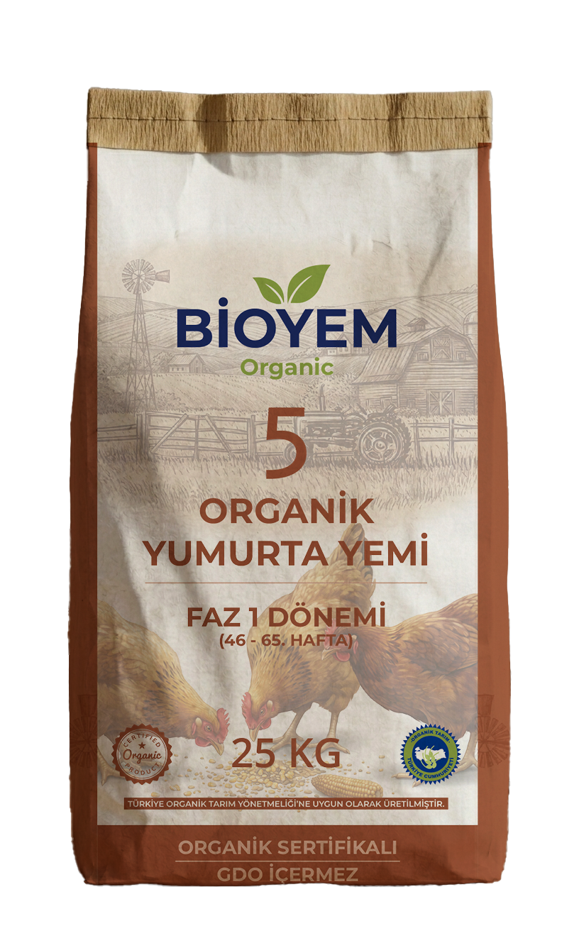 Organik Yumurta Yemi - Faz 1 (46–65 Hafta) — Ön yüz
