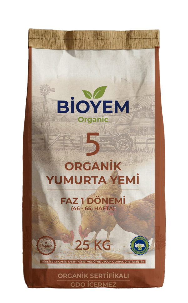 Organik Yumurta Yemi - Faz 1 (46–65 Hafta)