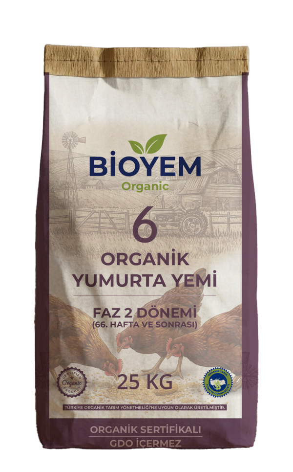 Organik Yumurta Yemi - Faz 2 (66. Hafta ve Üzeri)