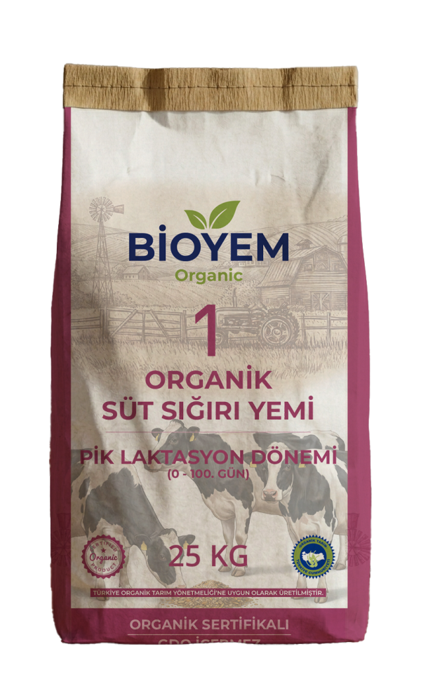 Organik Süt Sığırı Yemi - Pik Laktasyon (0–100 Gün)