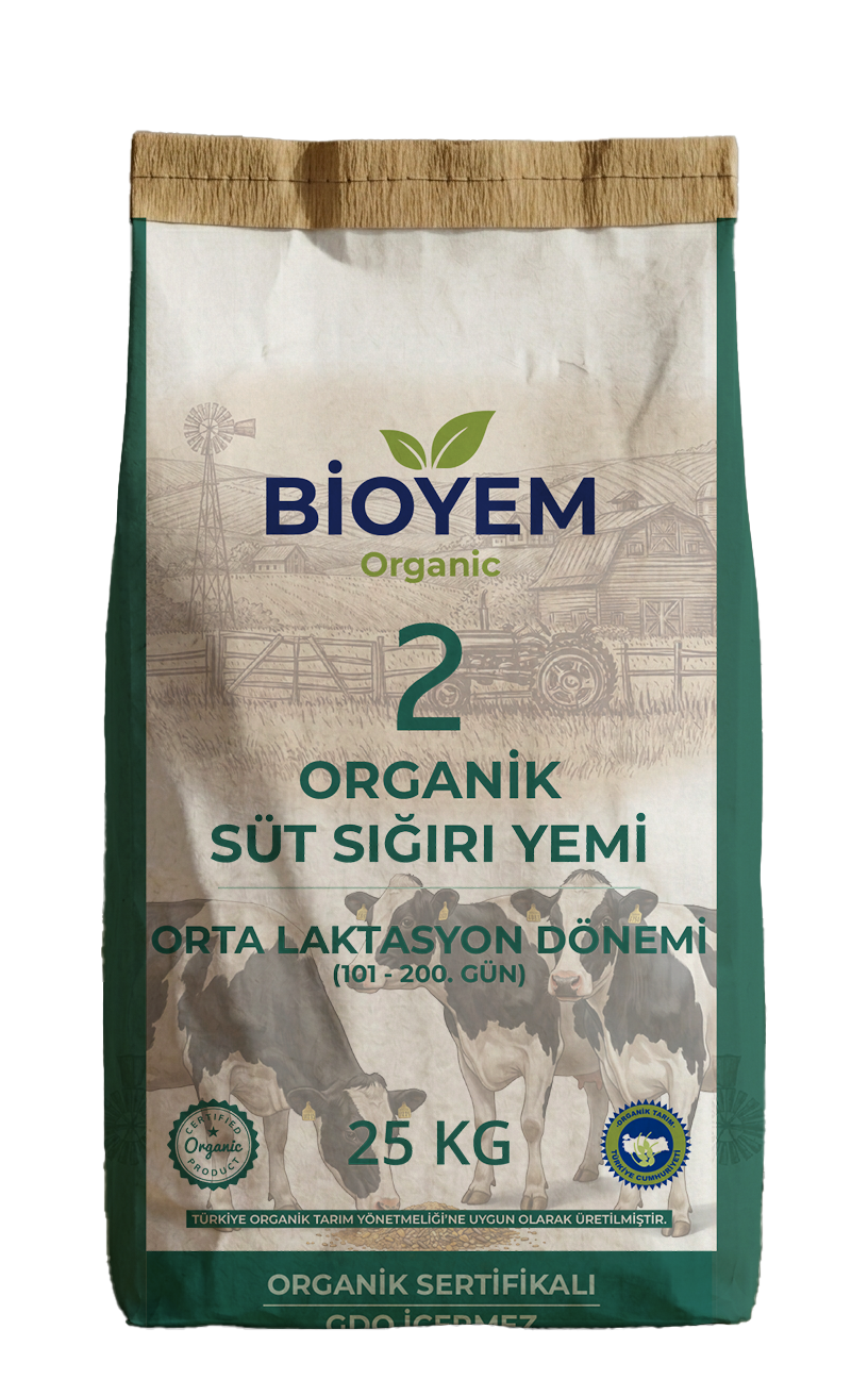Organik Süt Sığırı Yemi - Orta Laktasyon (101–200 Gün) — Ön yüz