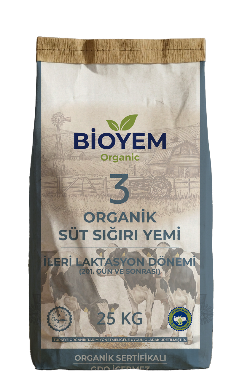 Organik Süt Sığırı Yemi - İleri Laktasyon (201. Gün ve Üzeri) — Ön yüz