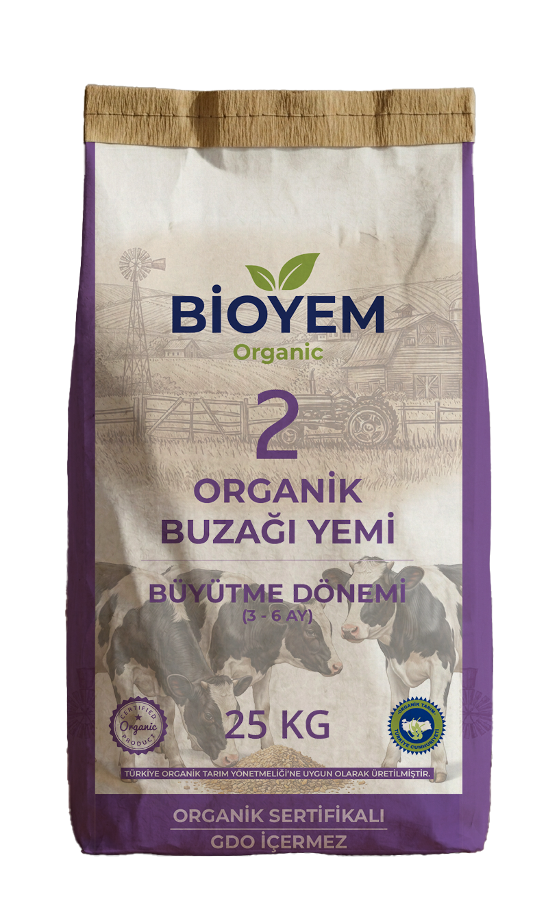 Organik Buzağı Yemi - Büyütme (3–6 Ay) — Ön yüz