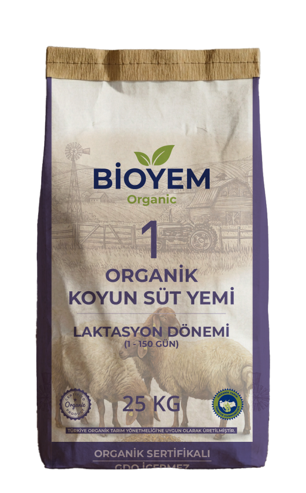 Organik Koyun Süt Yemi - Laktasyon (1–150 Gün)
