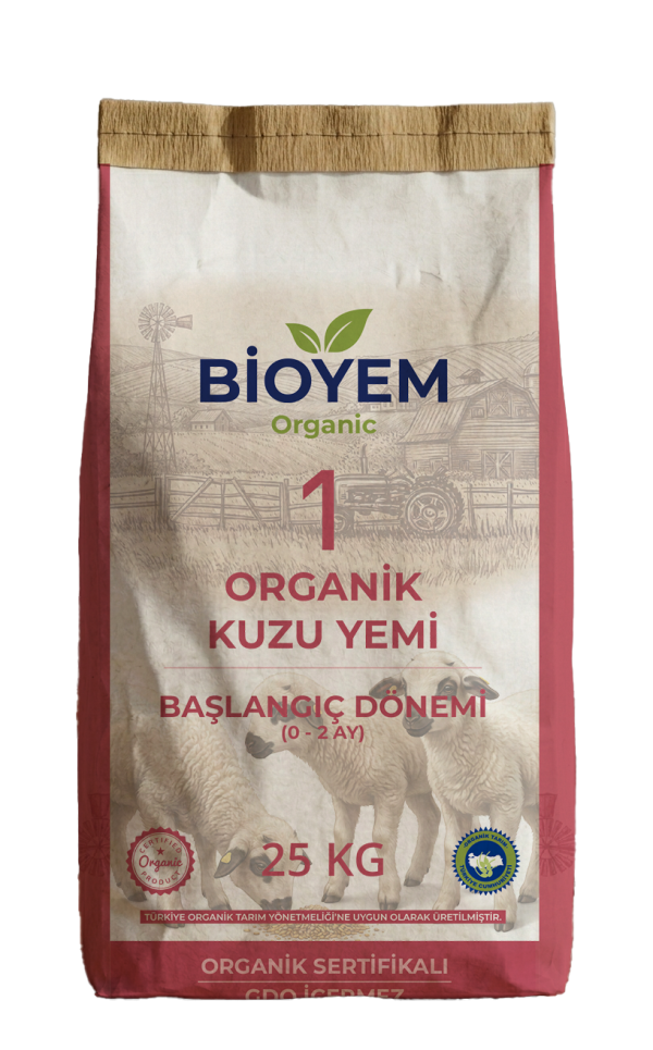 Organik Kuzu Yemi - Başlangıç (0–2 Ay)