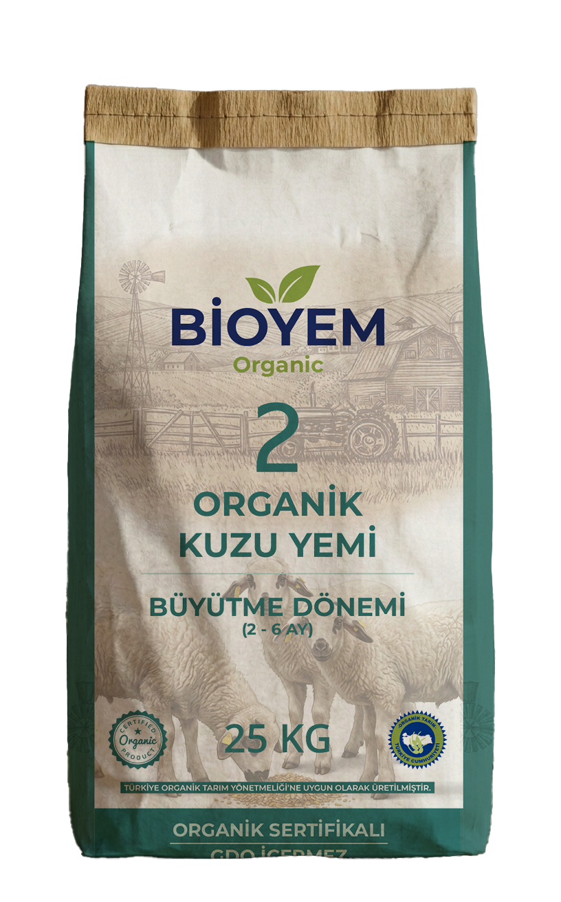 Organik Kuzu Yemi - Büyütme (2–6 Ay) — Ön yüz