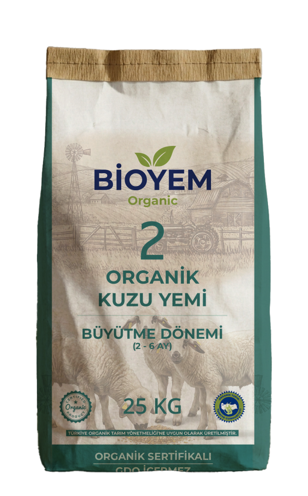 Organik Kuzu Yemi - Büyütme (2–6 Ay)
